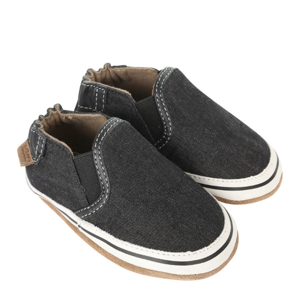 NIB Robeez Liam Soft Sole First Shoes 0-6 months